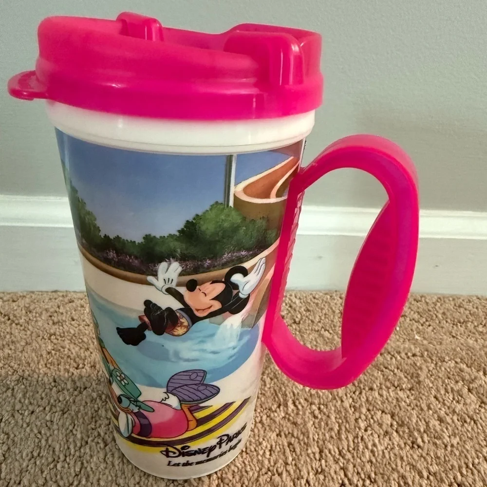 Walt Disney World | Pink, White, Blue Collectible Mug Vintage WDW